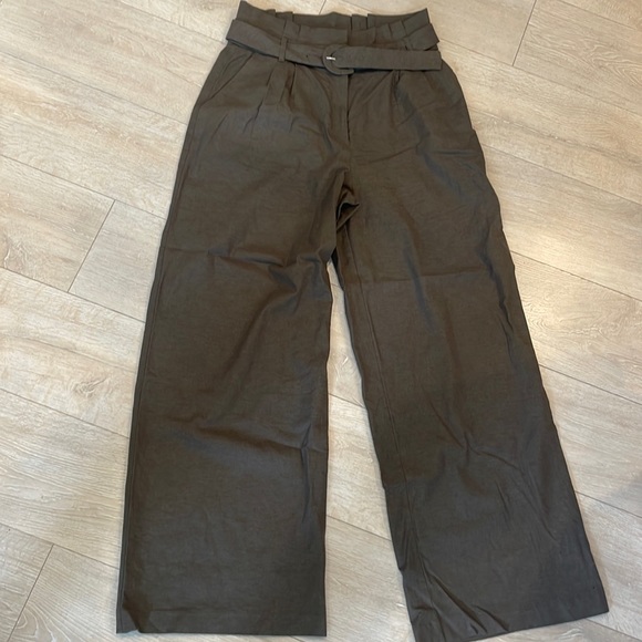 NWOT Express Olive Green high-waist pants - Picture 6 of 12